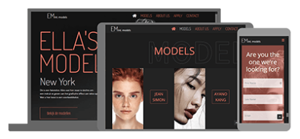 Ella's Models - website